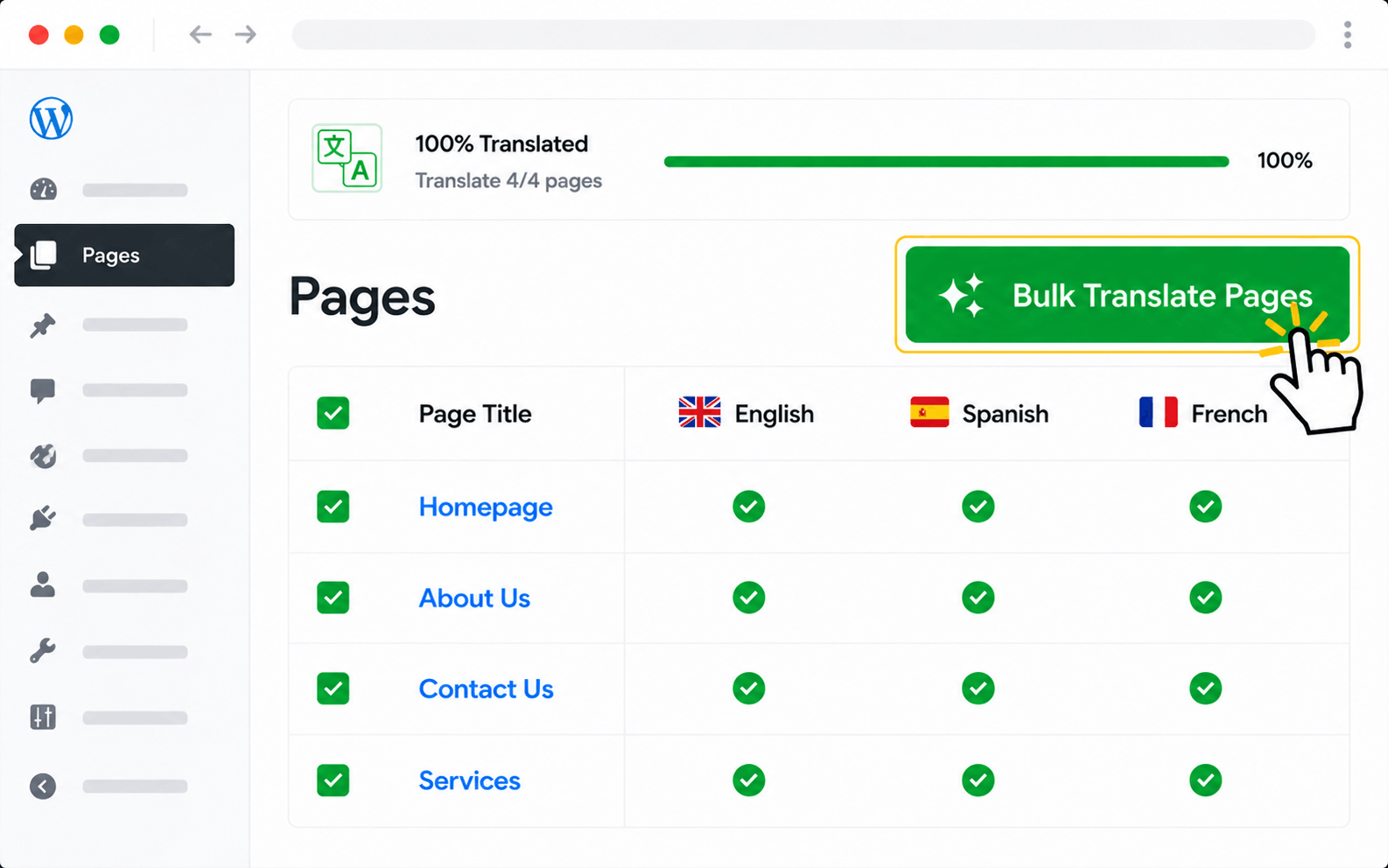 Polylang content after Bulk Translation with AutoPoly